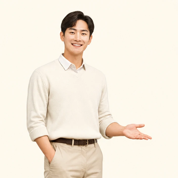 신용불량 아반떼 장기렌트카 상담 신청을 안내하는 담당자